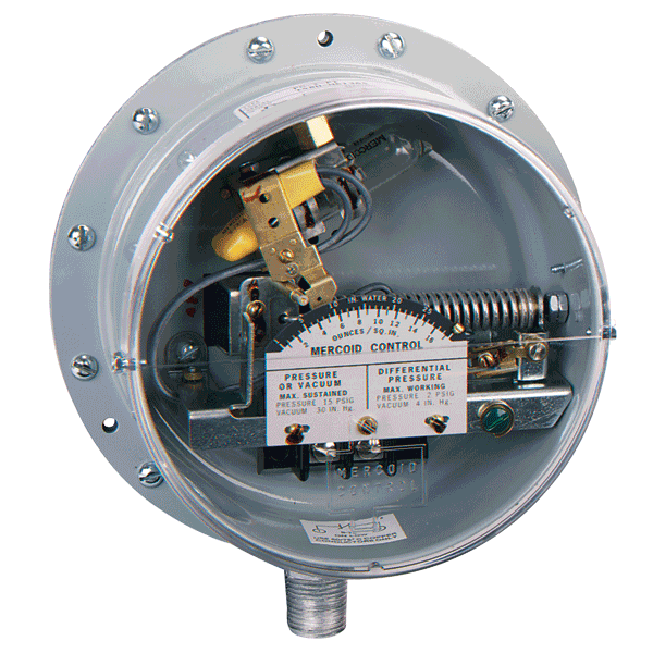 Dwyer Differential Pressure Switch, Series PG